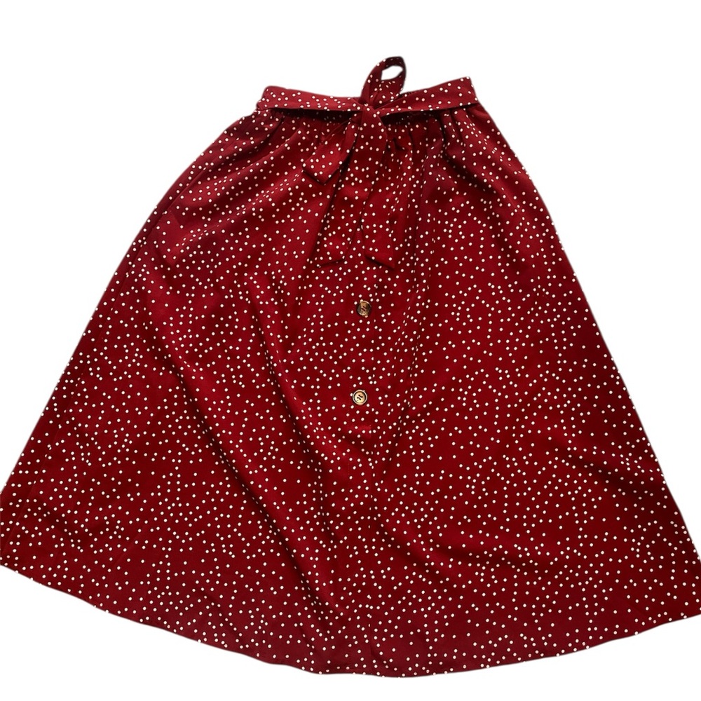 Red Polka Dot Skirt